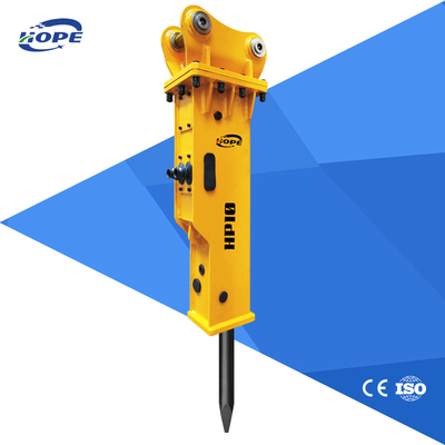 مكسّر هيدروليك للحفر المعتمد من قبل CE يحتوي على صمام 20CrMo ومواد 40Crmo Chisels